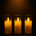 LED Flameless Candles Light 3 PCS